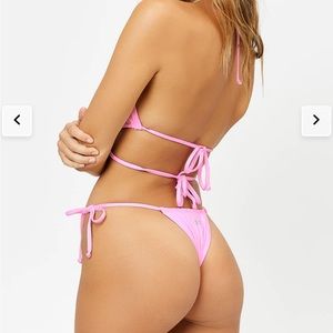 Frankie’s Bikinis/Alo  - Tia Satin String Bottom